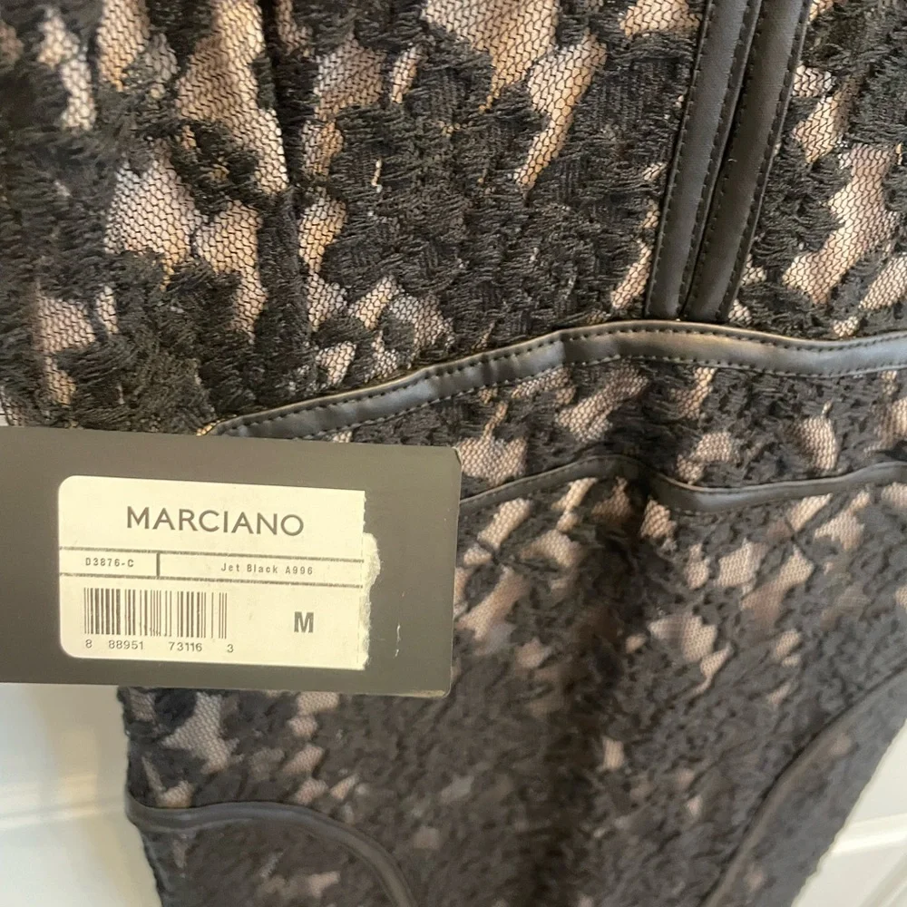 Marciano Black Lace Backless Dress - Picture 3 of 3